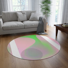 将图片加载到图库查看器,Nicana Rosa y Verde Round Rug
