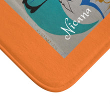 Cargar imagen en el visor de la galería, Nicana Graffiti Orange Bath Mat