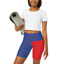 Cargar imagen en el visor de la galería, Nicana Circles High Waisted Yoga Shorts