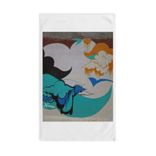 Cargar imagen en el visor de la galería, Nicana Graffiti White Hand Towel