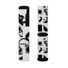 Cargar imagen en el visor de la galería, Nicana Black/ White Block Socks