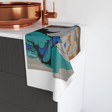 Cargar imagen en el visor de la galería, Nicana Graffiti White Hand Towel