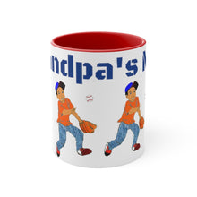 Load image into Gallery viewer, Grandpa's MVP  Nicana 11oz Accent Mug