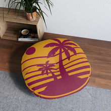 将图片加载到图库查看器,Nicana Paradise Tufted Floor Pillow, Round