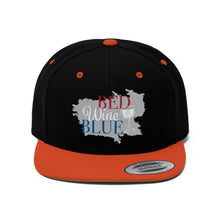 将图片加载到图库查看器,Nicana Red, White and Blue Unisex Flat Bill Hat