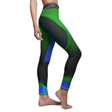 Cargar imagen en el visor de la galería, Nicana Azul Verde Women's Casual Leggings