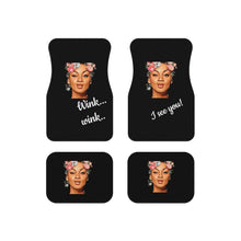 Cargar imagen en el visor de la galería, Wink Wink, I see you, Nicana Car Mats (Set of 4)
