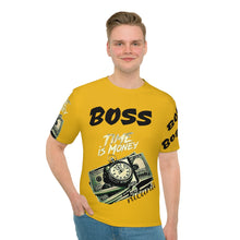 Cargar imagen en el visor de la galería, Nicana Boss Men's Loose T-shirt- gold yellow