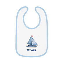 Cargar imagen en el visor de la galería, Nicana Baby Sail On Jersey Bib