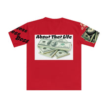 Cargar imagen en el visor de la galería, Nicana Boss Men's Loose T-shirt- dark red