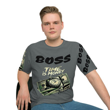 Cargar imagen en el visor de la galería, Nicana Boss Men's Loose T-shirt- Dark Grey