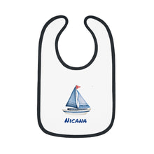 Cargar imagen en el visor de la galería, Nicana Baby Sail On Jersey Bib