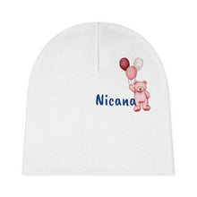 Cargar imagen en el visor de la galería, Nicana Bear & Balloons Baby Beanie