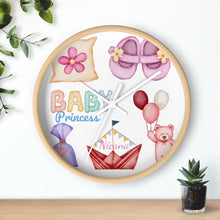 将图片加载到图库查看器,Nicana Princess Wall clock