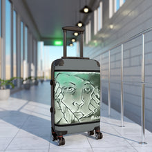 将图片加载到图库查看器,Nicana Peek-a-Boo Grey Cabin Suitcase