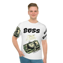 Cargar imagen en el visor de la galería, Nicana Boss Men's Loose T-shirt- white