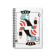 Load image into Gallery viewer, King Campbell Spiral Notebook - Ruled Line