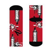 Load image into Gallery viewer, Nicana Tagged Crew Socks- Dark Red