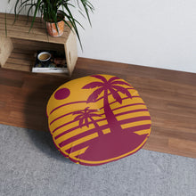 将图片加载到图库查看器,Nicana Paradise Tufted Floor Pillow, Round