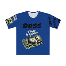 Cargar imagen en el visor de la galería, Nicana Boss Men's Loose T-shirt- Blue