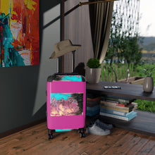 将图片加载到图库查看器,Nicana Triple Peek-a-boo Pink Suitcase