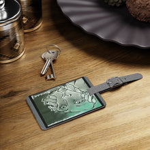 Load image into Gallery viewer, Nicana Peek-a-Boo Grey Luggage Tag, Rectangle