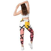 Cargar imagen en el visor de la galería, Nicana Lines Crossover leggings with pockets