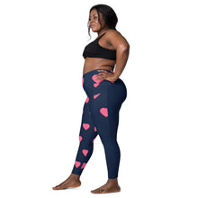 Cargar imagen en el visor de la galería, Nicana Hearts Crossover leggings with pockets