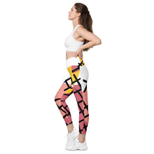 Cargar imagen en el visor de la galería, Nicana Lines Crossover leggings with pockets