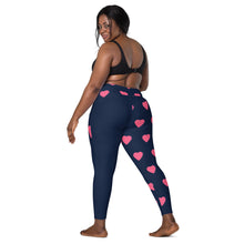 Cargar imagen en el visor de la galería, Nicana Hearts Crossover leggings with pockets