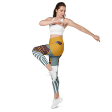 Cargar imagen en el visor de la galería, Nicana Egyptian Crossover leggings with pockets