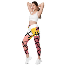 Cargar imagen en el visor de la galería, Nicana Lines Crossover leggings with pockets