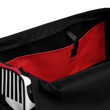 将图片加载到图库查看器,Nicana Shield Red, White and Black Duffle bag