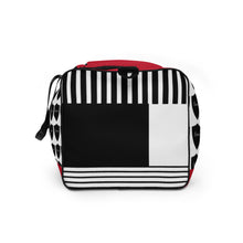 将图片加载到图库查看器,Nicana Shield Red, White and Black Duffle bag