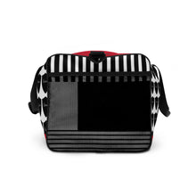 将图片加载到图库查看器,Nicana Shield Red, White and Black Duffle bag
