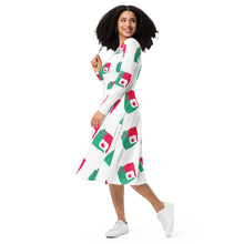 Cargar imagen en el visor de la galería, Nicana Camera Ready long sleeve midi dress