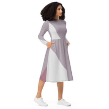Load image into Gallery viewer, Nicana La' Unique long sleeve midi dress
