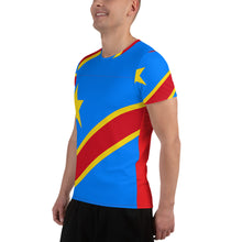 Load image into Gallery viewer, Democratic Republic of The Congo  Men's Athletic T-shirt