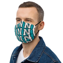 Load image into Gallery viewer, Nicana Letterman Premium face mask Turquoise