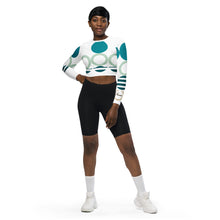 Cargar imagen en el visor de la galería, Nicana circles long-sleeve crop top