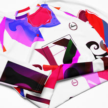 Cargar imagen en el visor de la galería, Nicana Color Check long-sleeve crop top