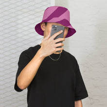 Cargar imagen en el visor de la galería, Nicana Fuchsia Strike Reversible bucket hat