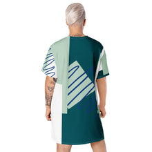 Cargar imagen en el visor de la galería, Nicana Geo T-shirt dress