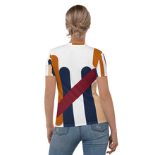 Charger l'image dans la galerie, Nicana Striped-Out Women's T-shirt