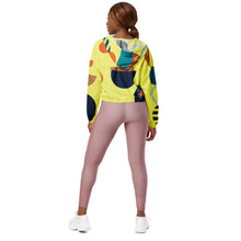 Cargar imagen en el visor de la galería, Nicana Circled  Women’s cropped windbreaker