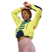 Cargar imagen en el visor de la galería, Nicana Circled  Women’s cropped windbreaker