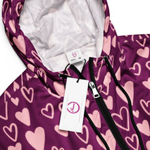 将图片加载到图库查看器,Nicana Queen of Hearts Women’s cropped windbreaker