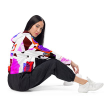 Cargar imagen en el visor de la galería, Nicana Color Block Women’s cropped windbreaker