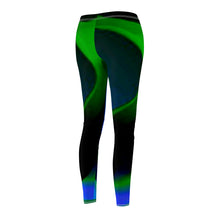 Cargar imagen en el visor de la galería, Nicana Azul Verde Women's Casual Leggings