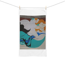 Cargar imagen en el visor de la galería, Nicana Graffiti White Hand Towel